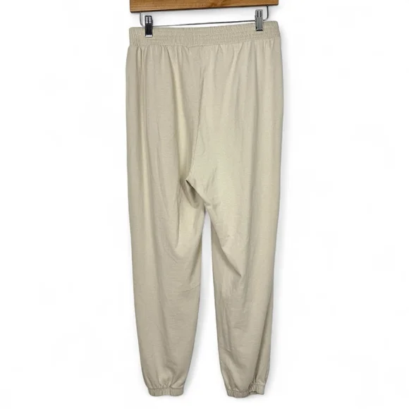 Women's Zara Cotton Jogger Pants Beige Size Medium - Picture 6 of 12